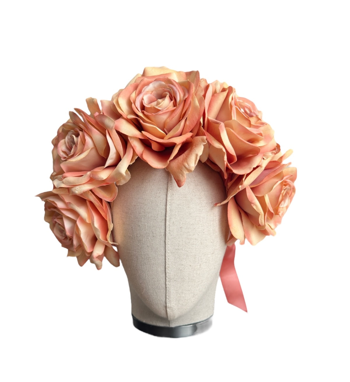 Тиара от Кремави рози ROSES V