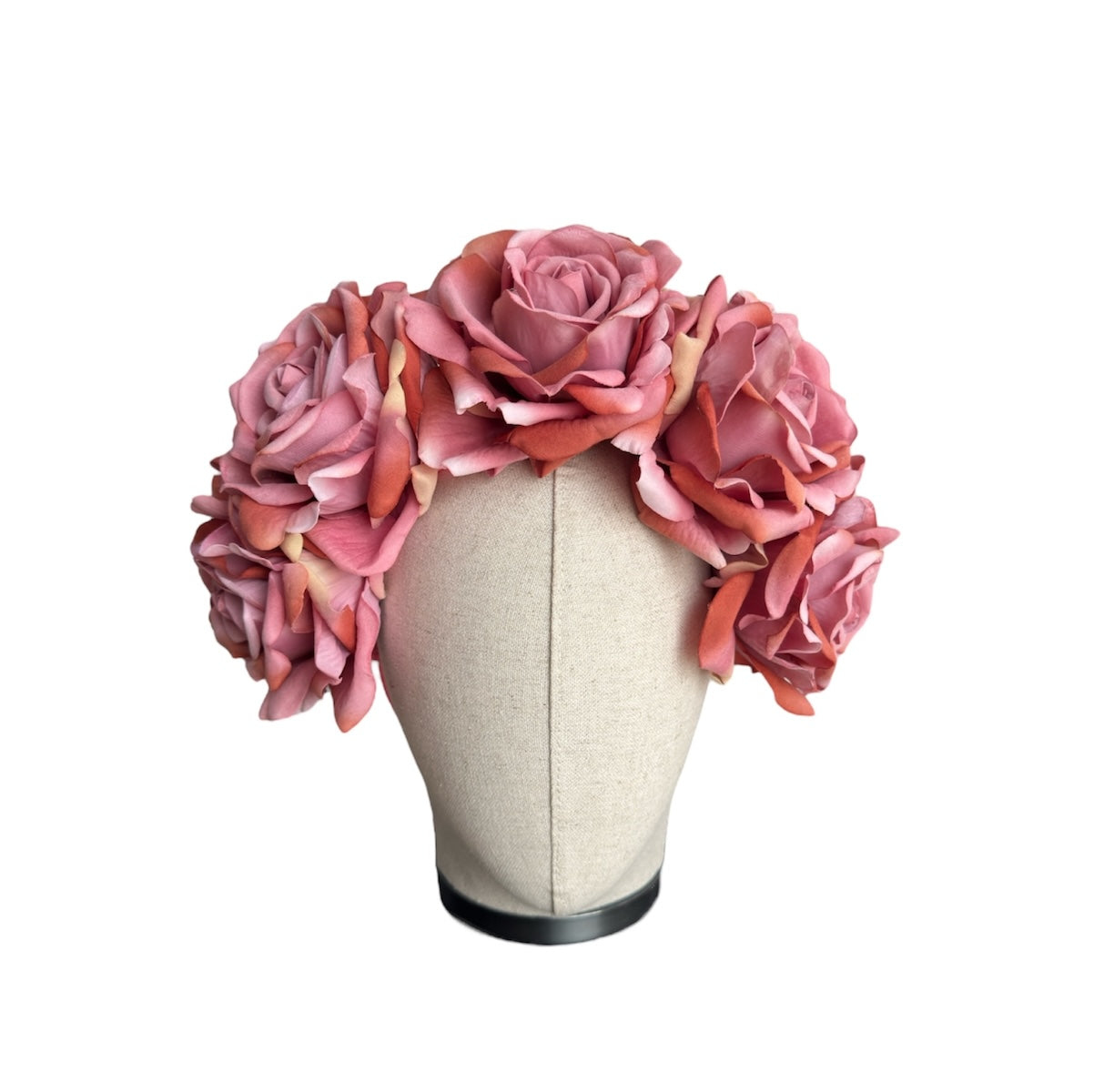 Тиара с тъмно розови рози ROSES VII