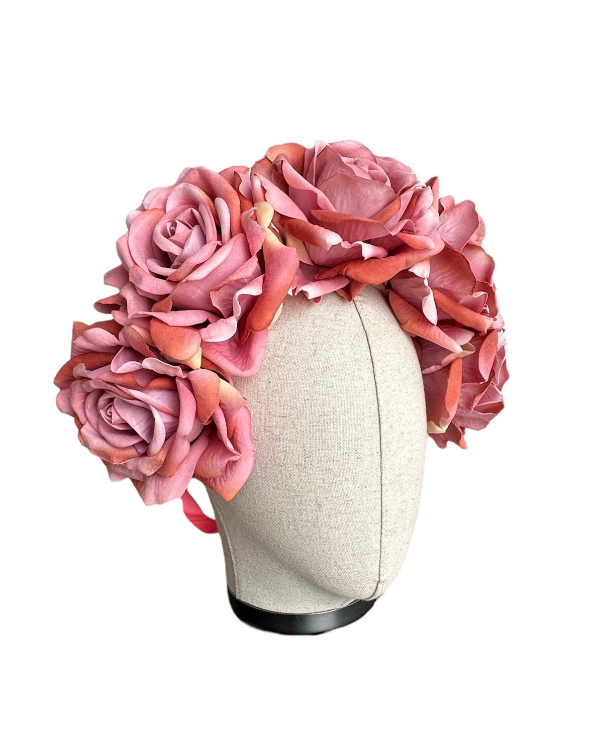 Тиара с тъмно розови рози ROSES VII
