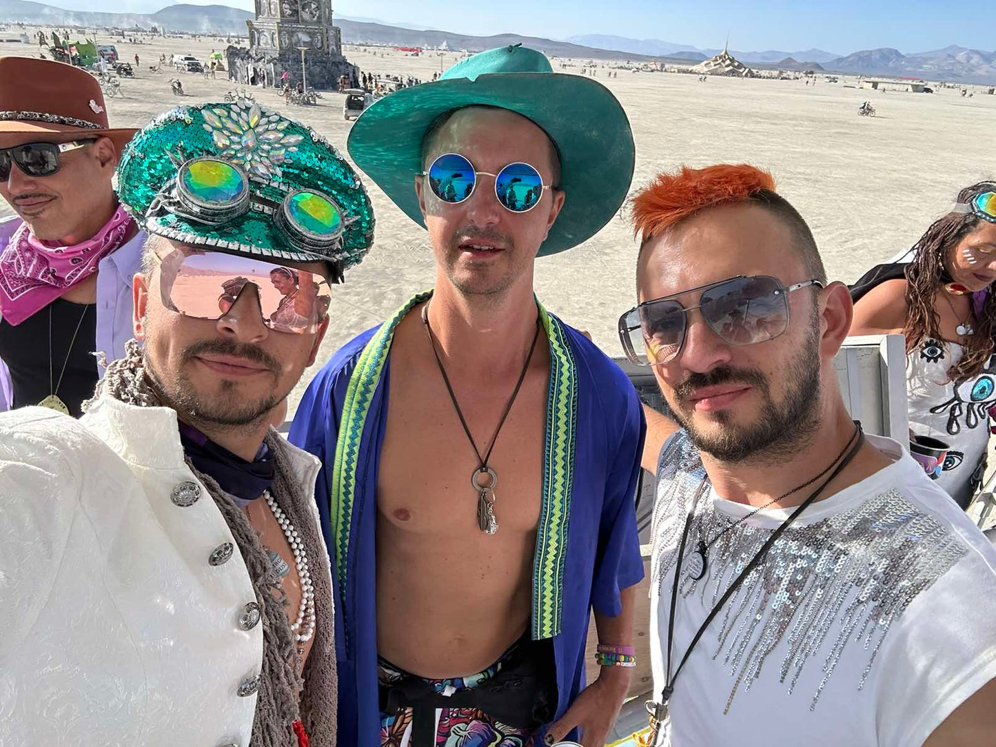 BURNING MAN Rabbit Felt Hat