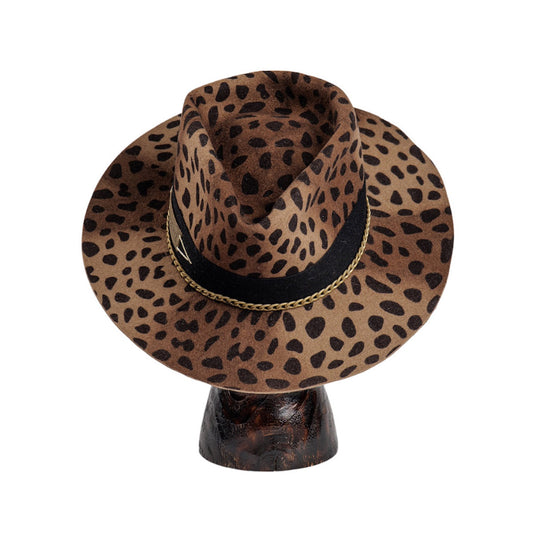 Classic leopard hat ART PIECE