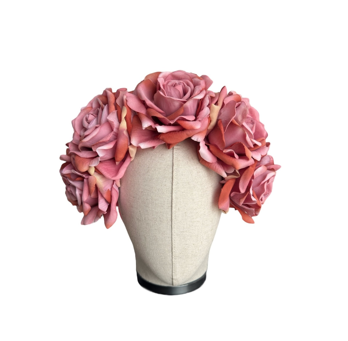 Тиара с тъмно розови рози ROSES VII
