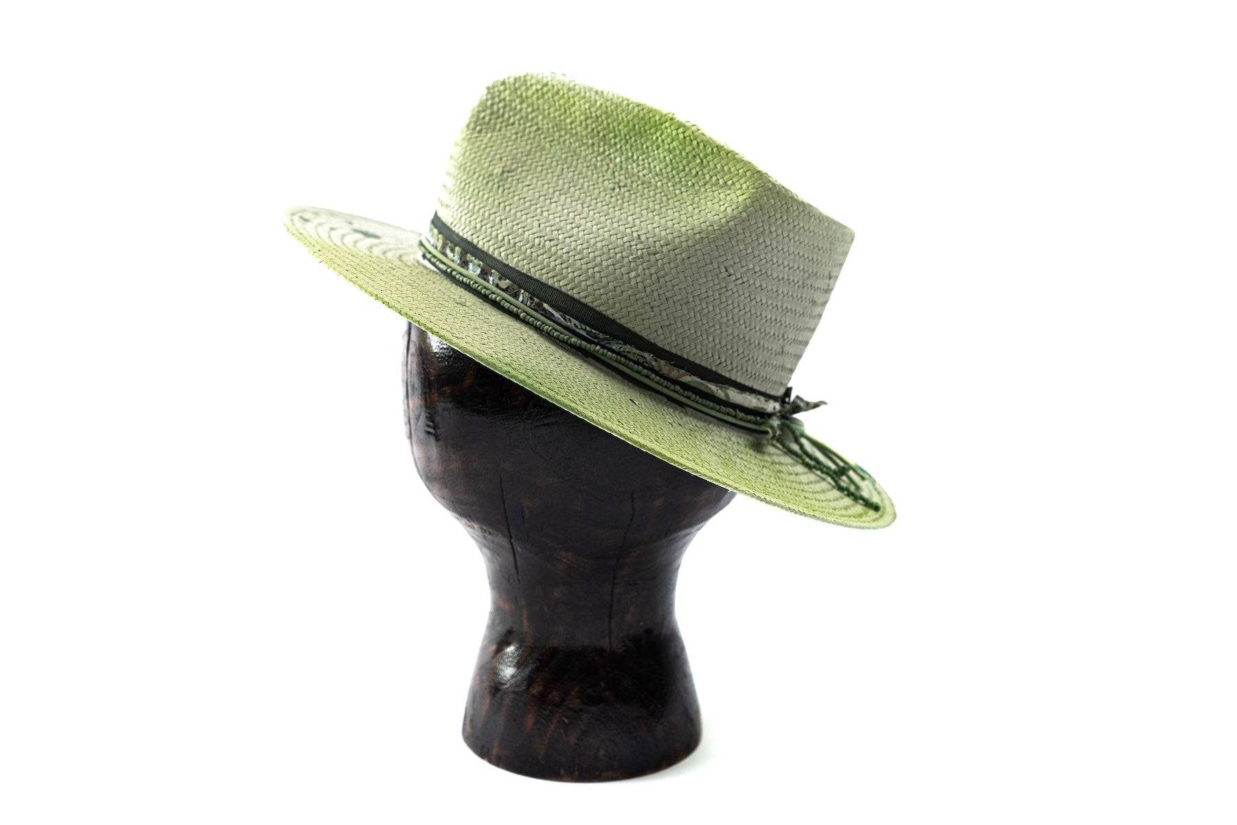 Лятна шапка федора в ментово зелено MINT