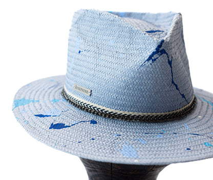 Лятна шапка в градски стил "Mery in Blue"