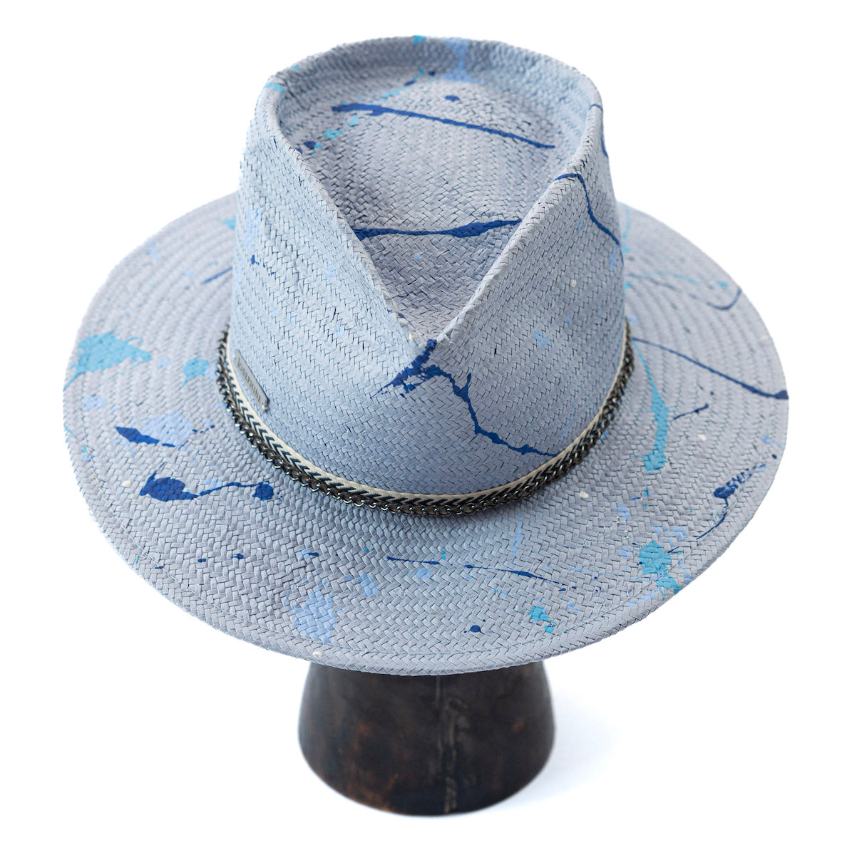 Urban style summer hat "Mery in Blue"