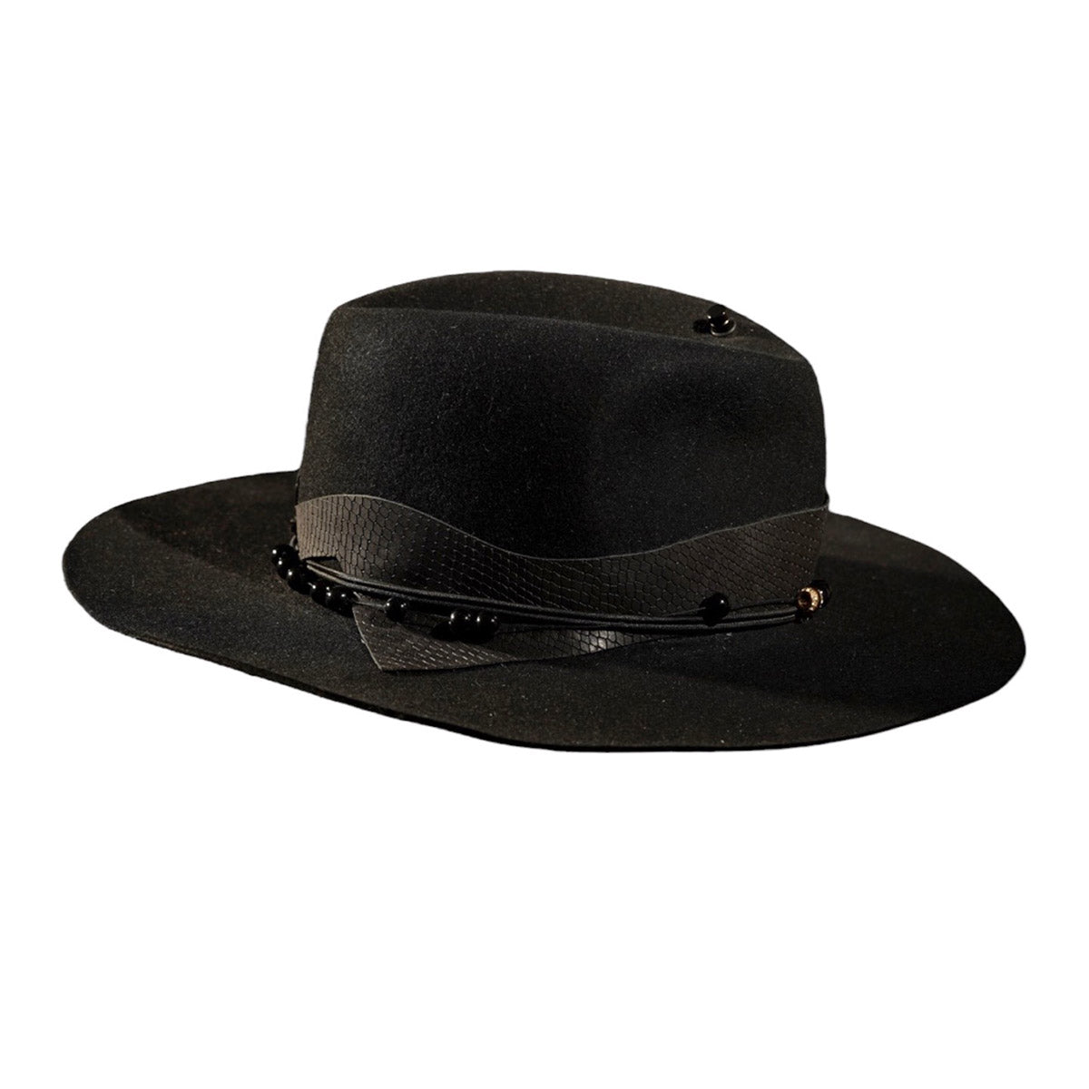 Класическа черна шапка BLACK SHADOW