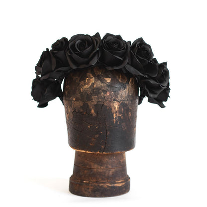 Тиара с черни рози ROSES III